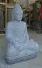  Product image 4 of the product “Seated Buddha made of Riverstone in Bhumisparsha - gesture of touching the earth. 100cm height. unique version ”